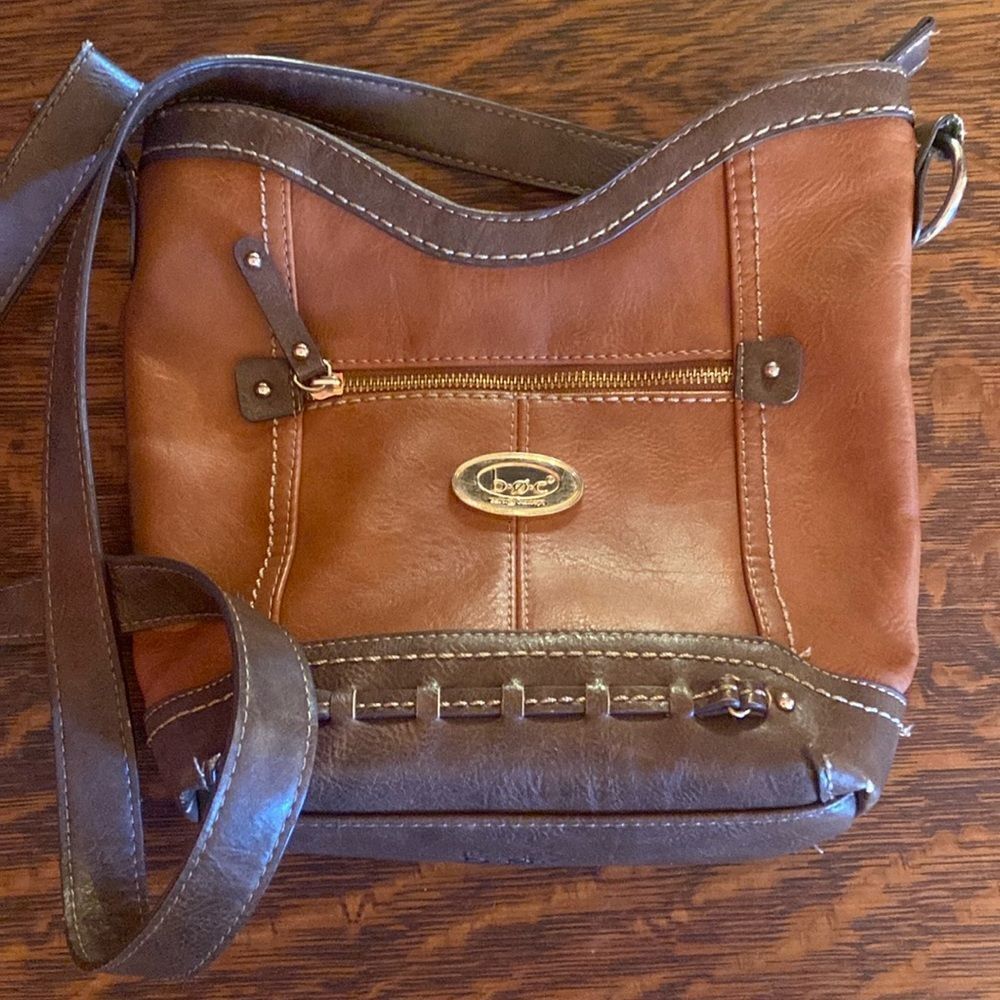 B.O.C. Bag tan and brown shoulder or crossbody bag